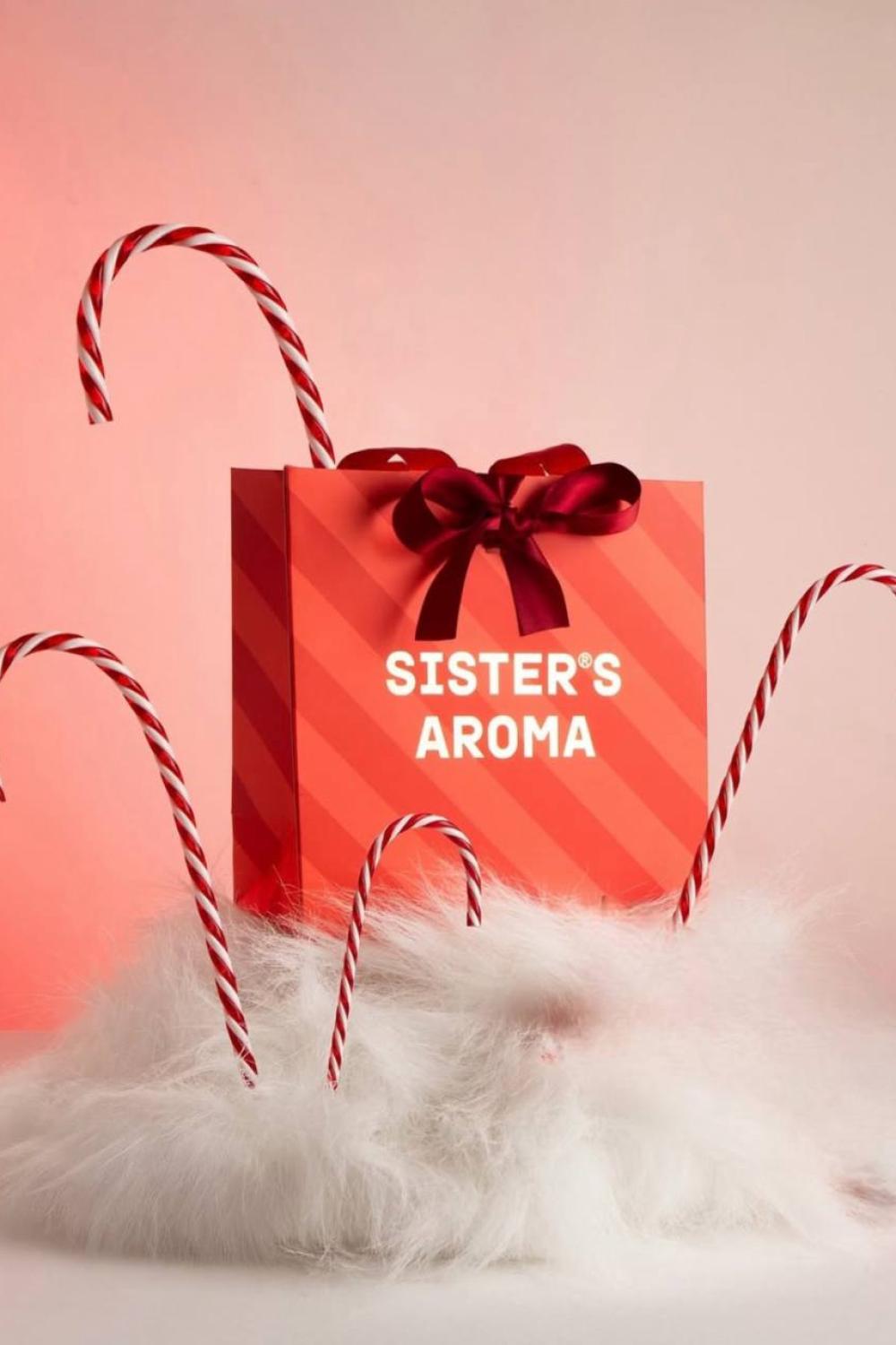 Подарунковий пакет червоний Sister's Aroma
