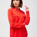 Блуза коралова L-KO-2817 MOODO