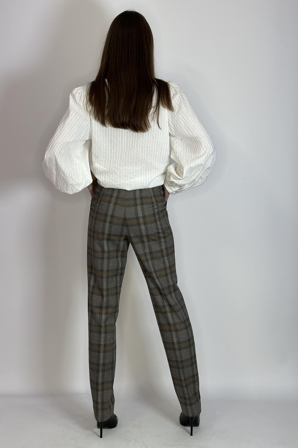 Trousers women's classic Berdichevski checked