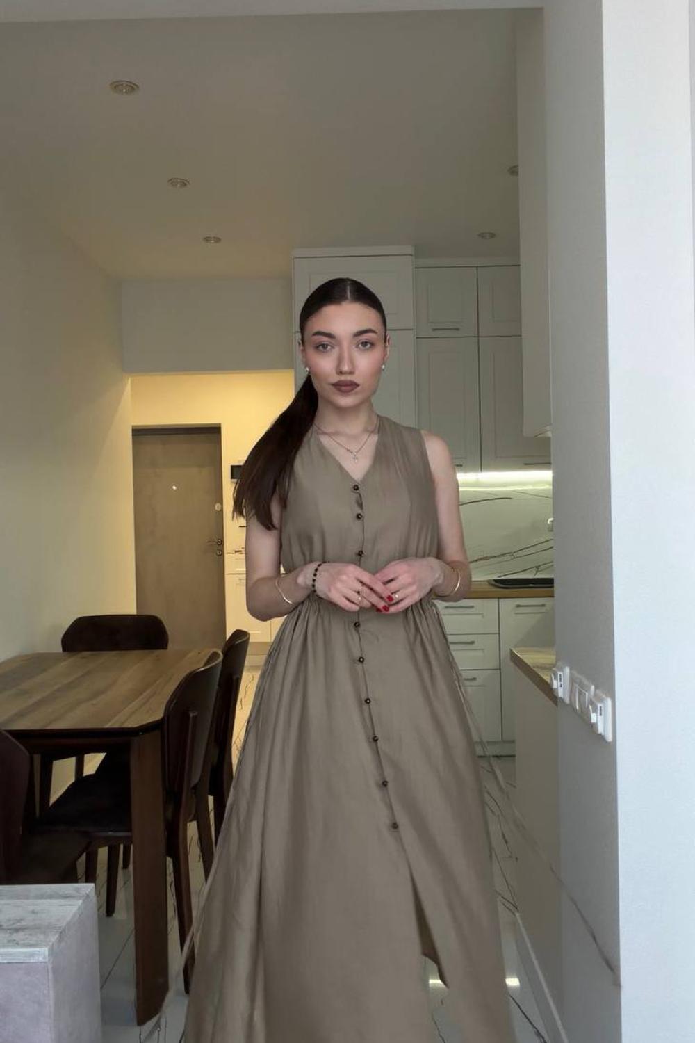 Olive-green summer dress olive_dress