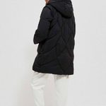 Black jacket with removable sleeves Moodo Z-KU-3914