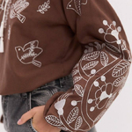 Chocolate embroidery