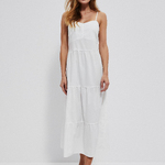 Sundress white long L-SU-3765 Moodo