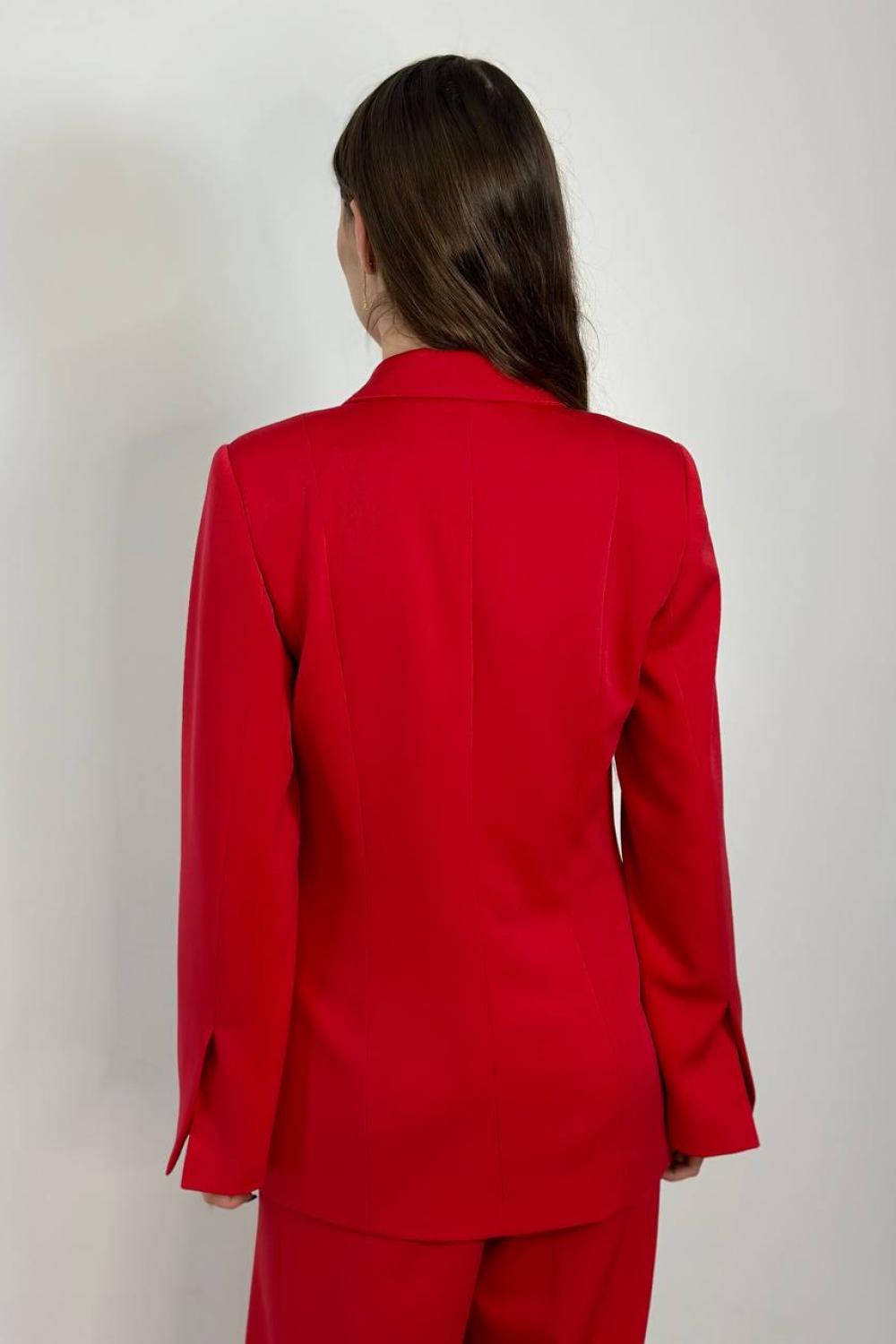 Women's red trouser suit HARDY