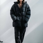 Winter jacket in black color