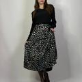 Pleated skirt with silver IMPERIAL stars