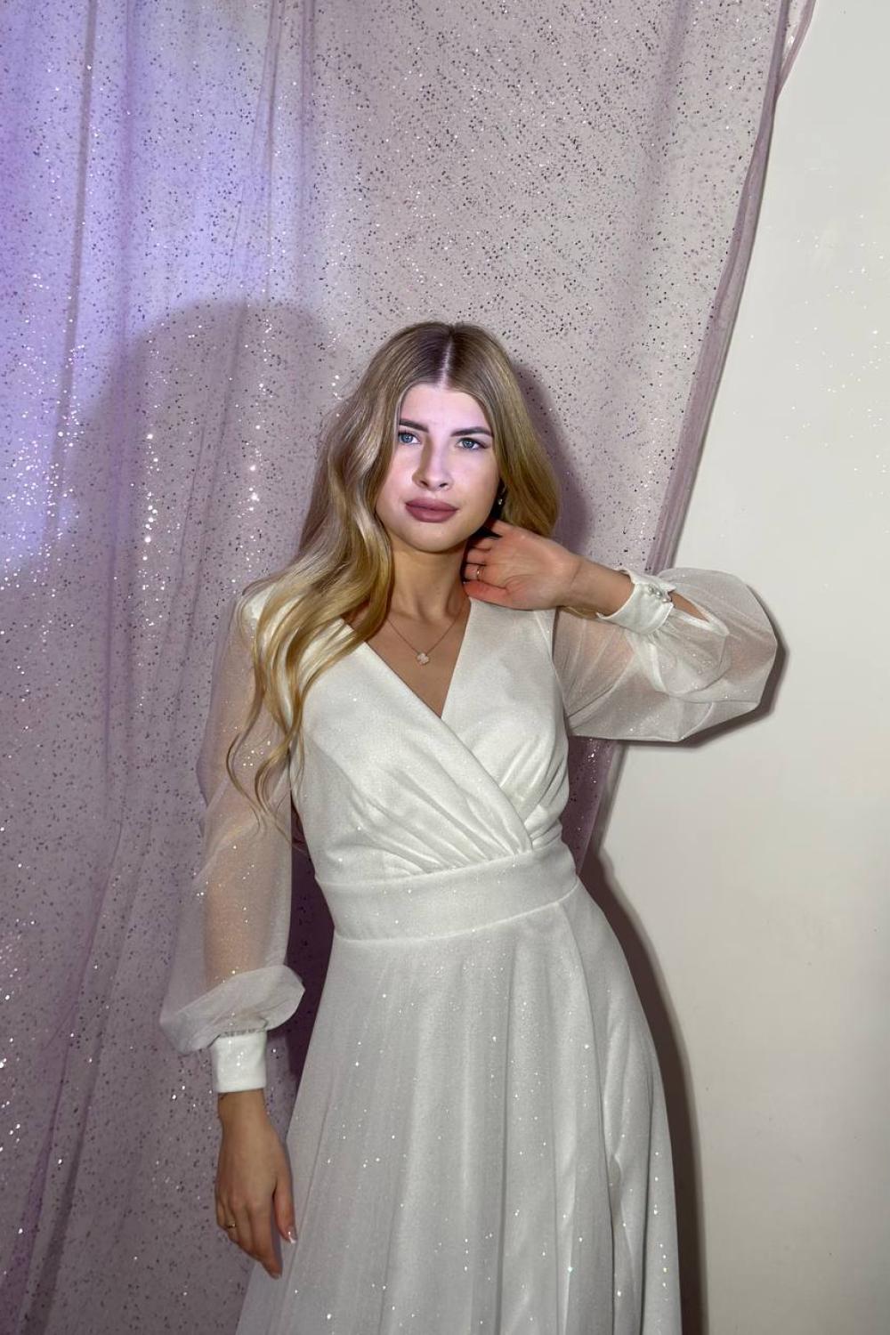 White festive dress