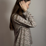 Blouse olive printed Z-KO-3300 MOODO