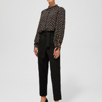 Blouse black with peas Moodo Z-KO-3615