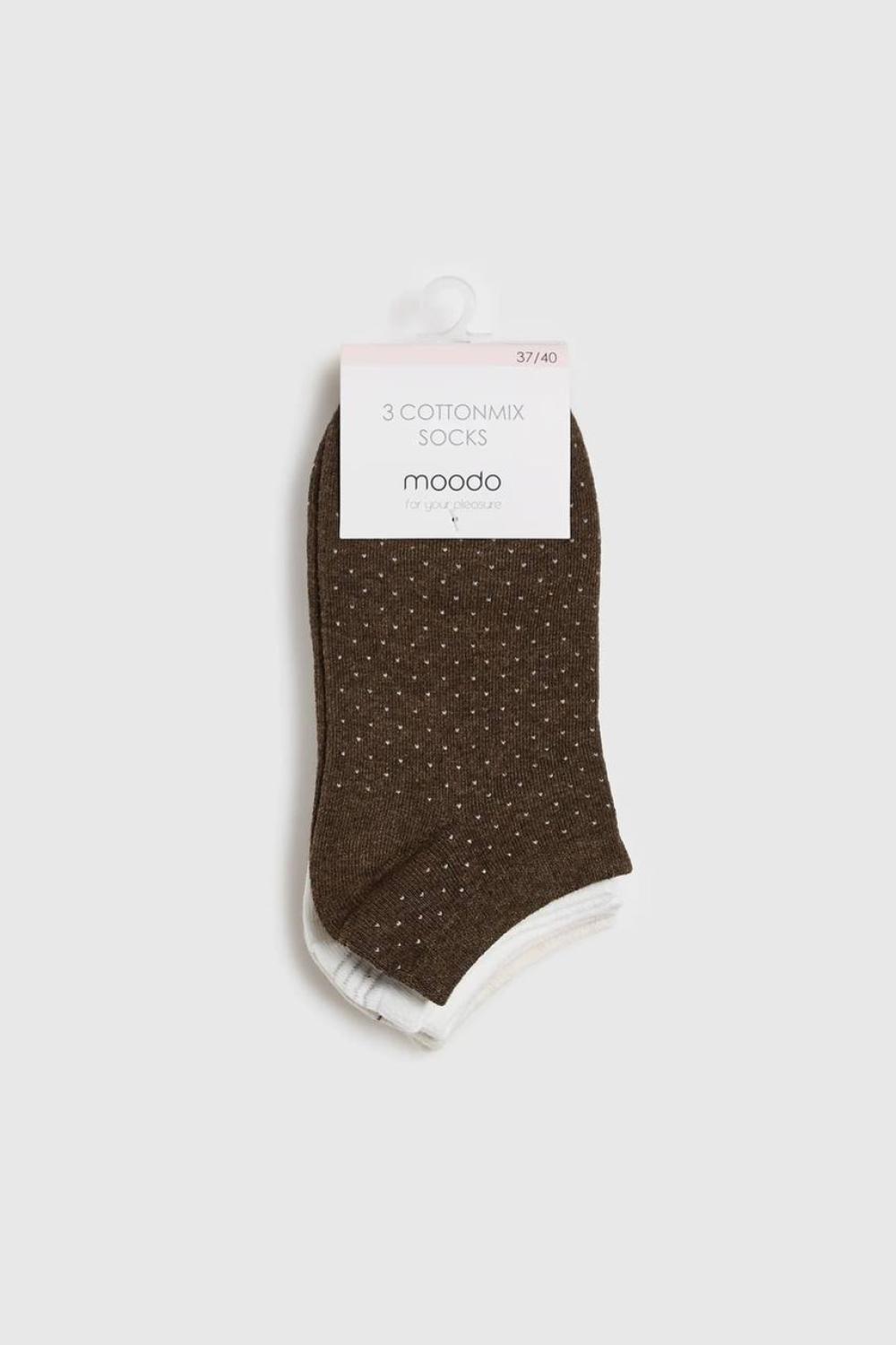 Women's socks with patterns  ( 3 pairs )