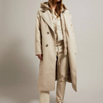 A beige coat
