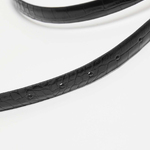 Belt black with embossing thin L-PA-4007 MOODO
