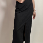 Спідниця чорна з деніму 6503 AZURI