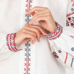 Жіноча біла вишиванка Луганщина(Сватівщина)
