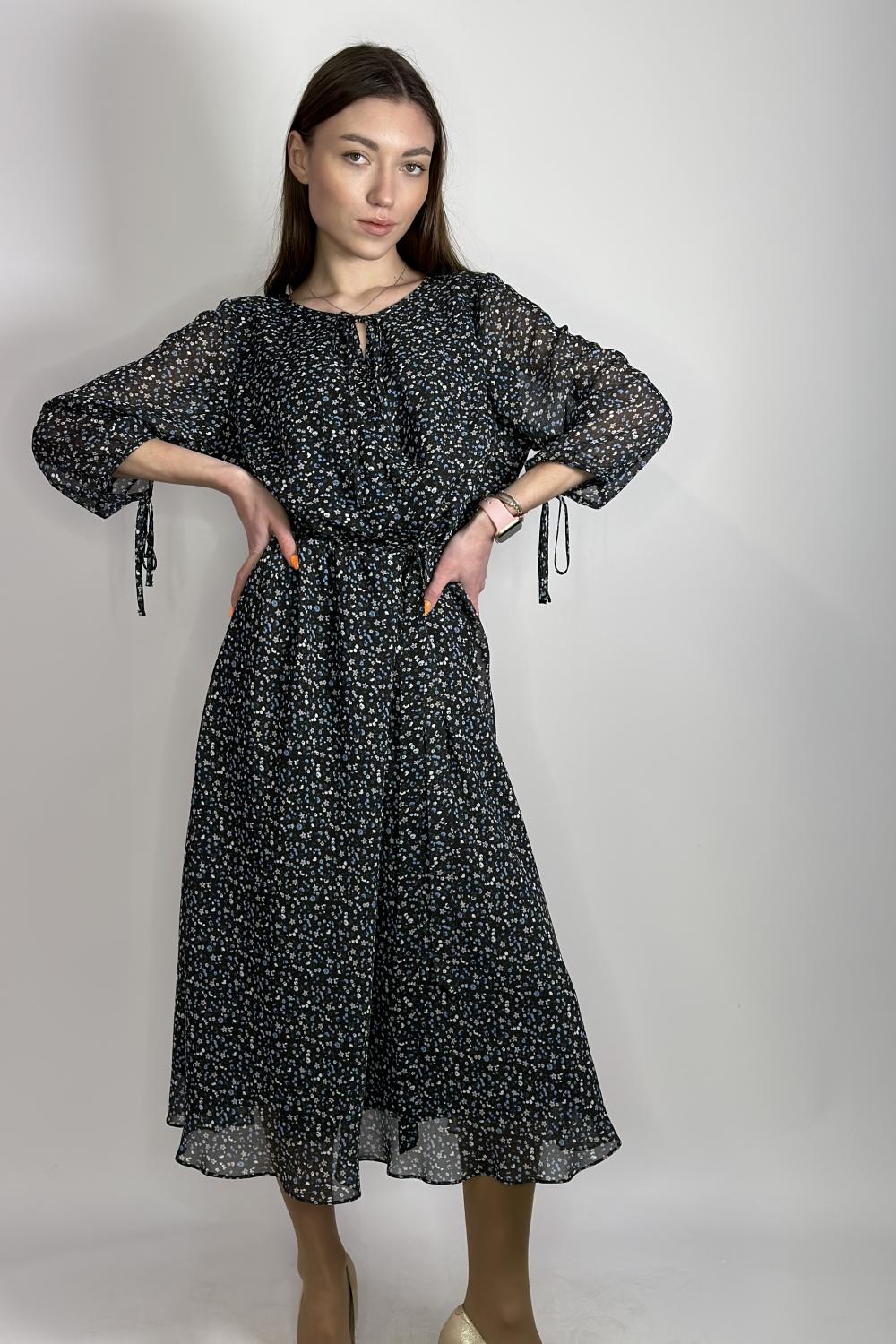 Chiffon dress in the scent of Petro Soroka