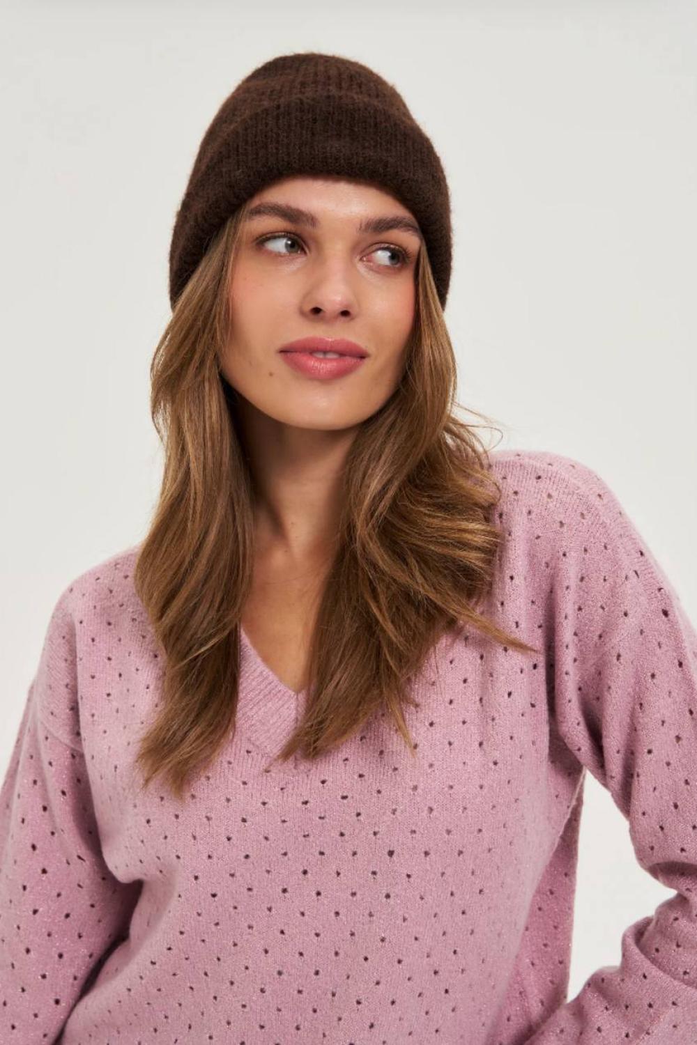 Women's brown hat