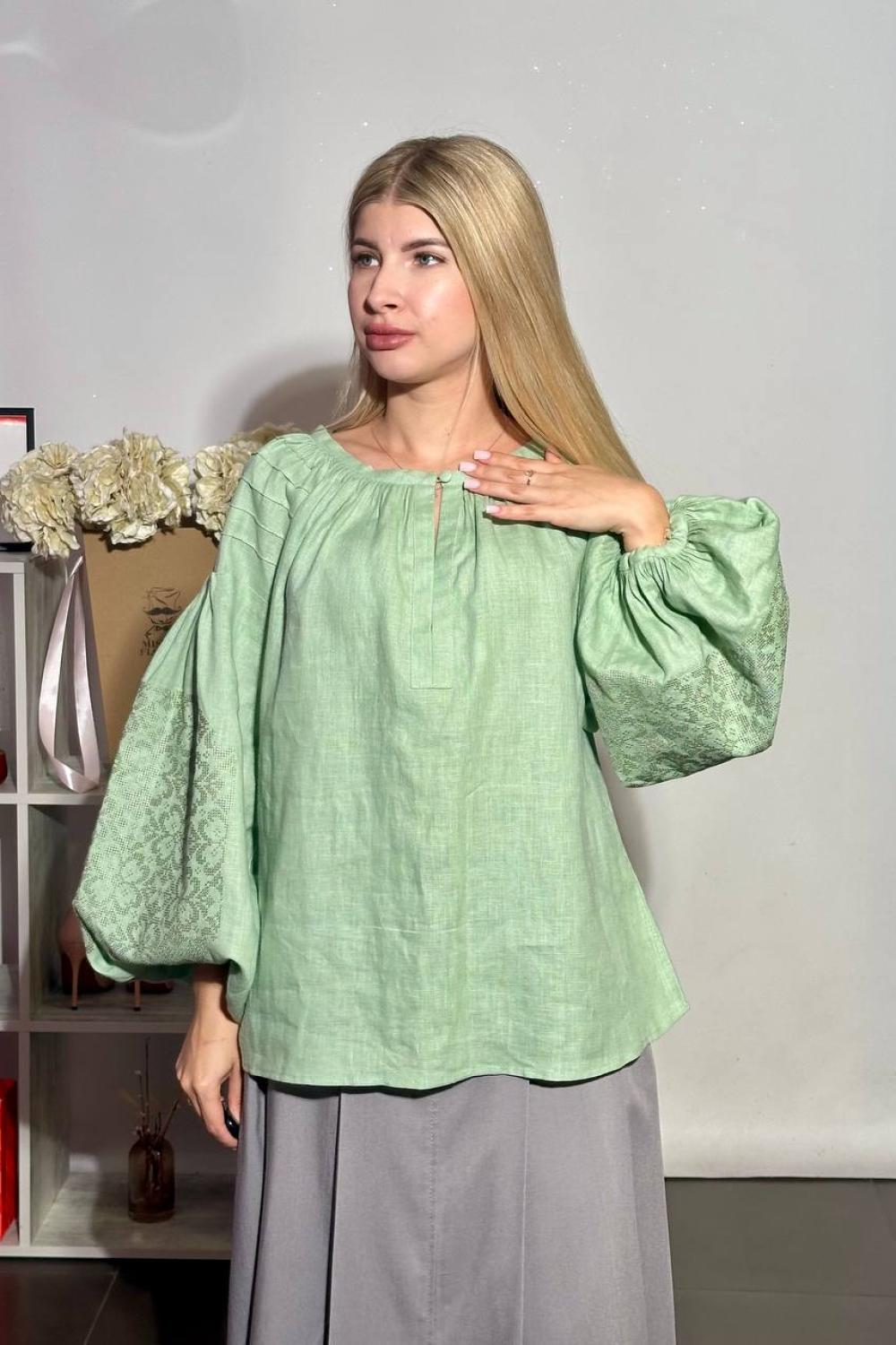Embroidery for women olive designer