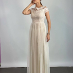 Dress white long Tanita Romario