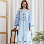 Embroidered Blue EMBROIDERED GEM