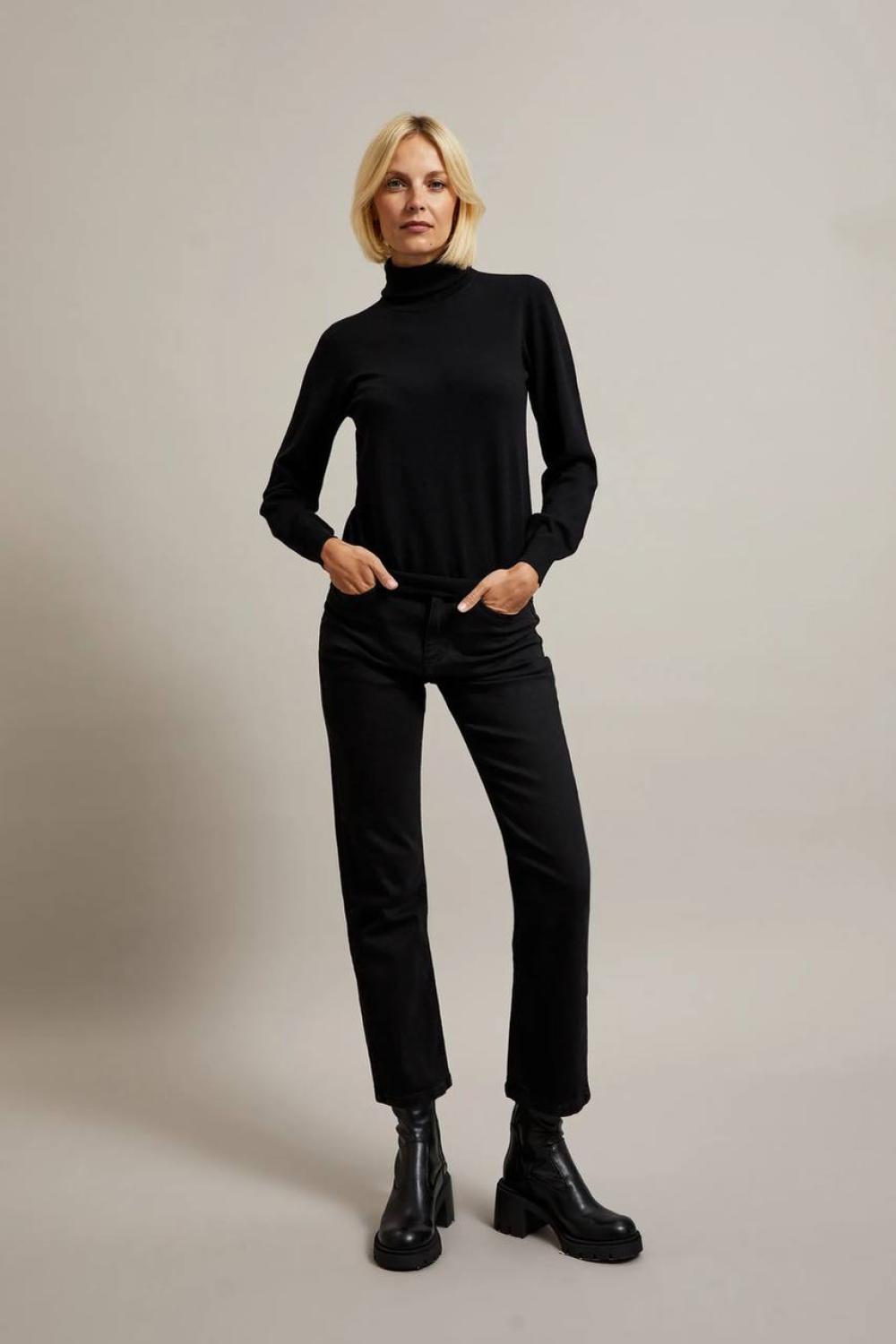 Straight jeans black