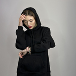 Худі чорне SK3004 Dias на флісі