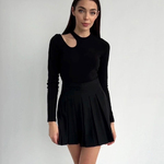 Tennis skirt black M-259