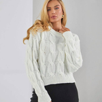 Knitted milk jumper