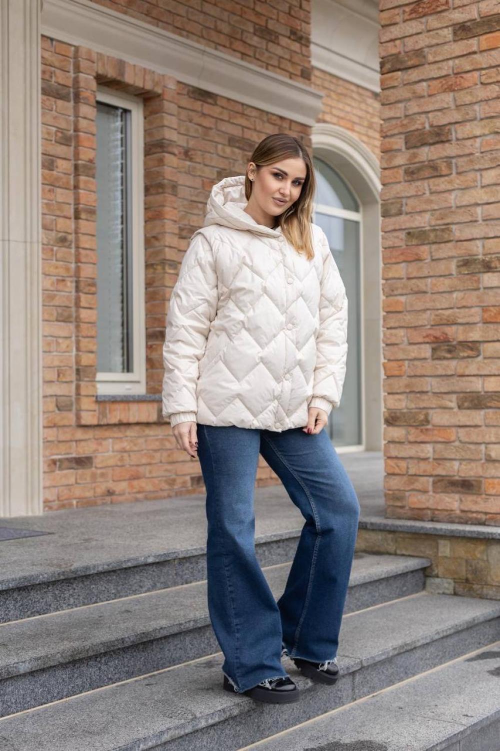 Demi-season jacket-vest