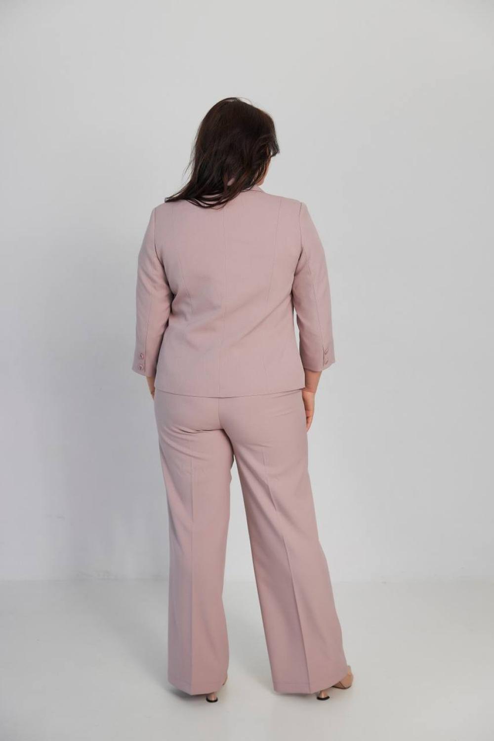 Пудровий костюм Plus Size