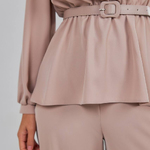 Classic beige suit