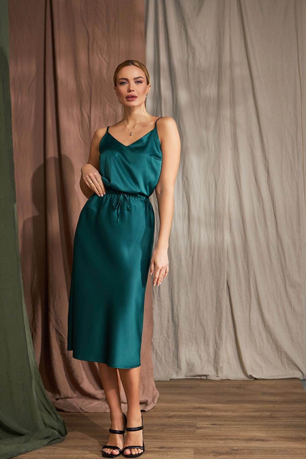 Bellise 2080 ribbed pleated skirt