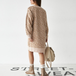 Dress made of warm woolen fabric Rudes Stimma