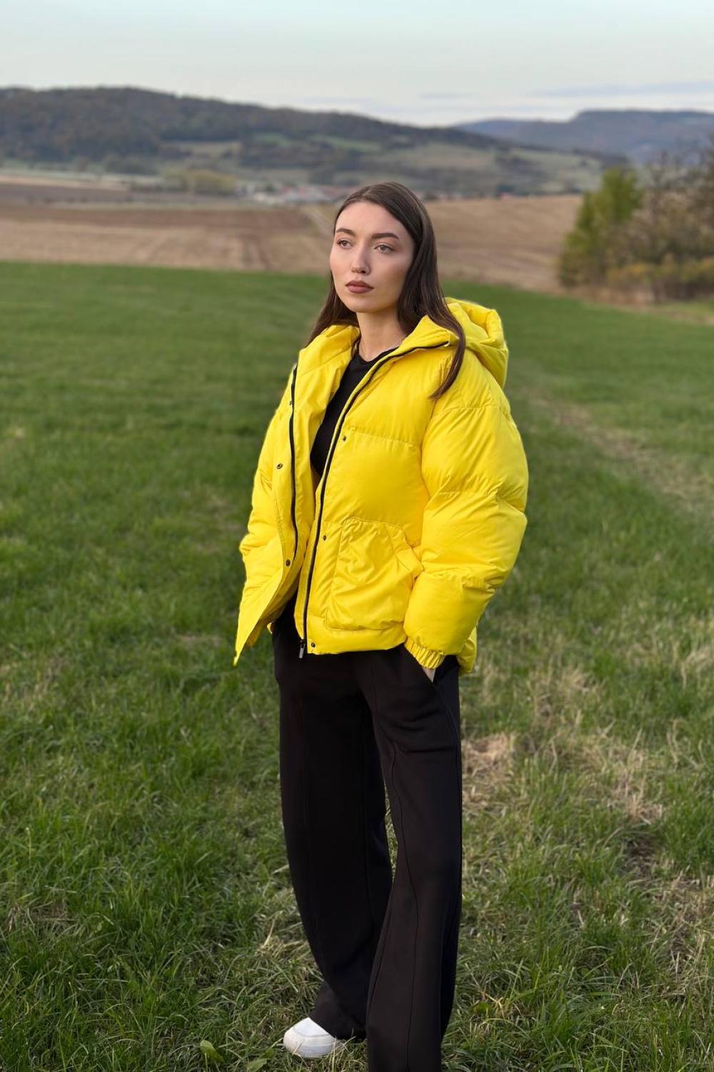 Premium quality winter yellow jacket