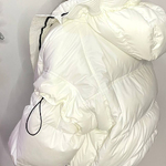 Ecru short vest jacket