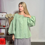 Embroidery for women olive designer