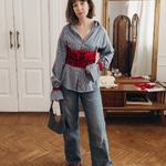 Red corset with black embroidery korset_red_black