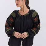 Black embroidery