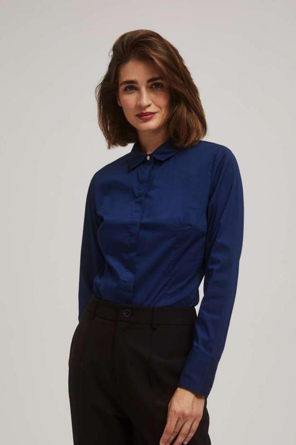 Shirt basic blue Z-KO-4212 MOODO