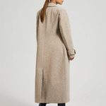 A beige coat