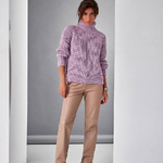 Women's warm purple jumper