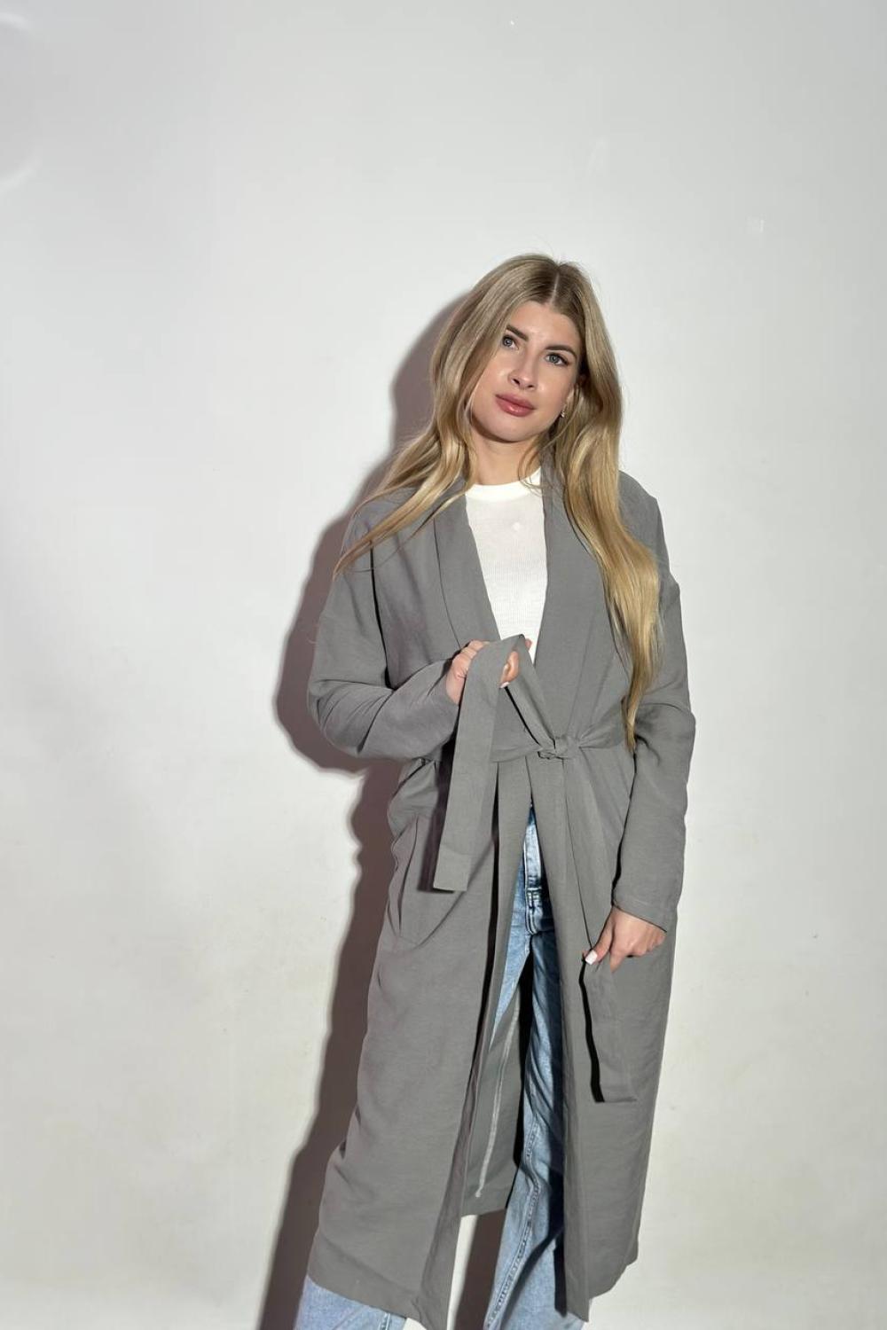Grey cardigan