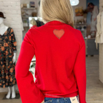 Red jumper with hearts BH412-8-K-realize