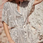 Printed midi dress 23PE091 LAURA+MAX