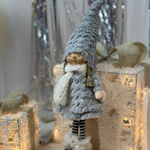 Christmas fairy in grey