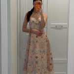 Short peach-colored party dress peach_dress