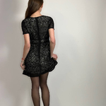 Сукня міні чорні ажурна Yuka Paris 17PE138