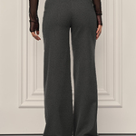 Women's palazzo pants graphite with added wool 519 ROY