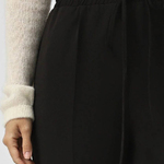 Black Classic Straight-Leg Pants