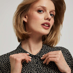 Black printed dress Z-SU-4203 MOODO