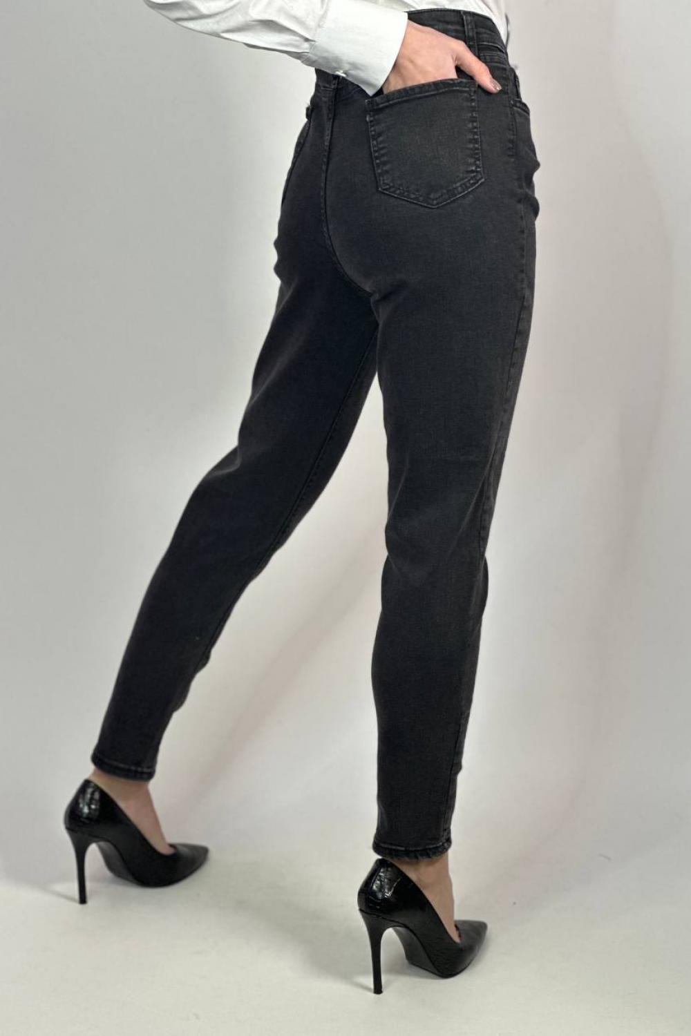 Джинси MOM Fit графітові 5080_klasik Sasha